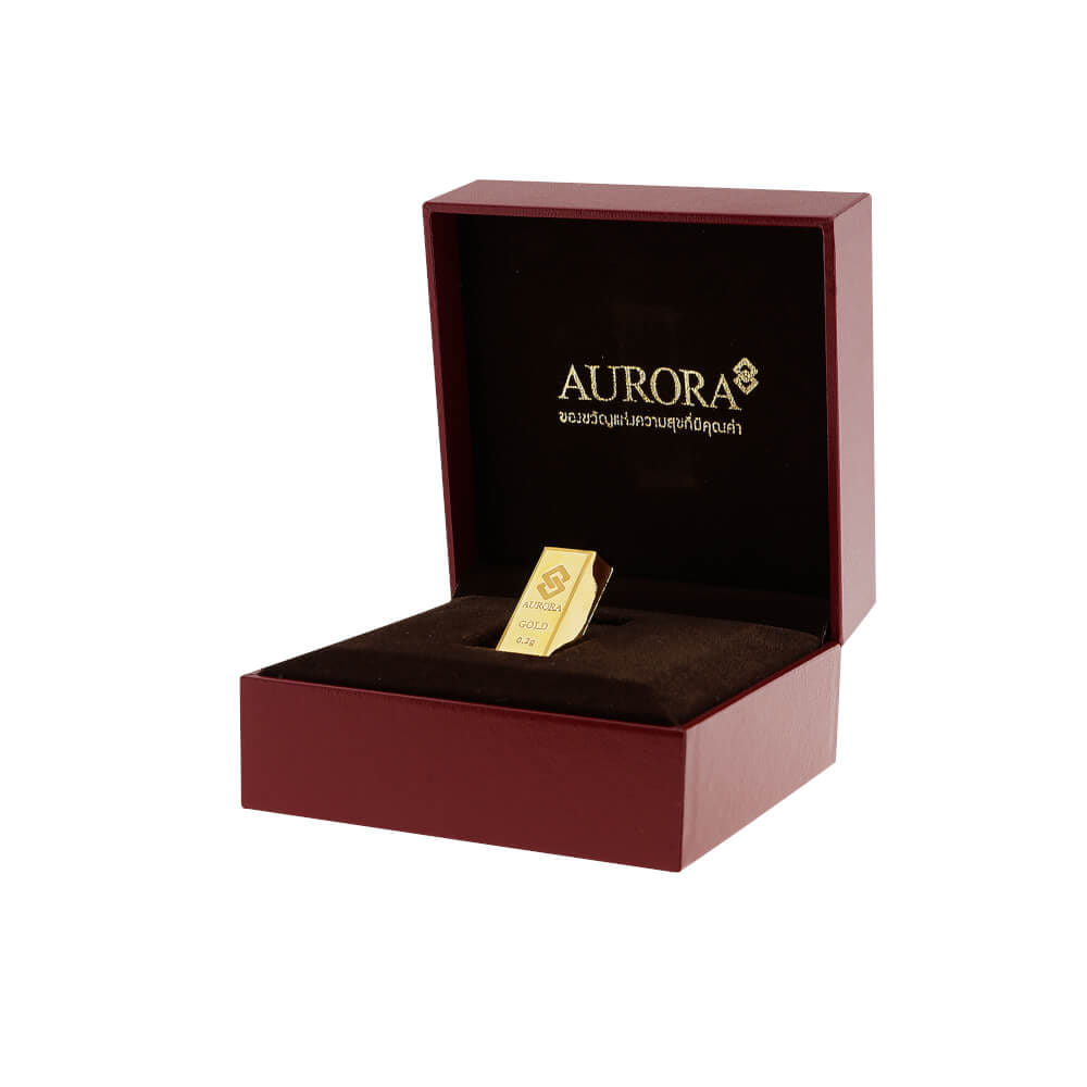 ทองแท่ง AURORA DESIGN 0.2 กรัม ผลิตจากทองแท้ 99.9%_2